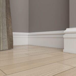 Ultrawood Base 0019 Плинтус напольный ЛДФ под покраску 12x66x2440