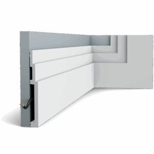 Orac Decor SX181 HIGH LINE Плинтус напольный Дюрополимер 22x200x2000